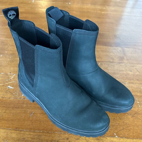 EUC Timberland Women's Carnaby Cool Chelsea Boot - Size 7, Black - Picture 3 of 10